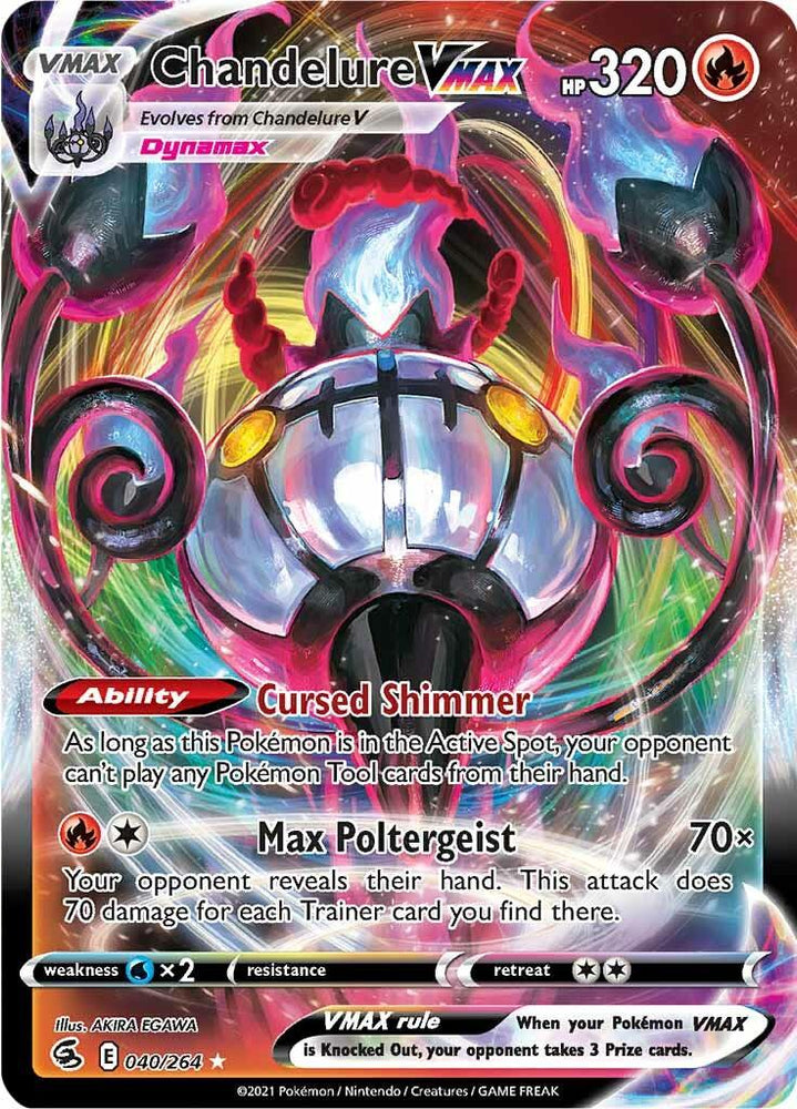 Chandelure VMAX (040/264) [Sword & Shield: Fusion Strike] (Online Only)