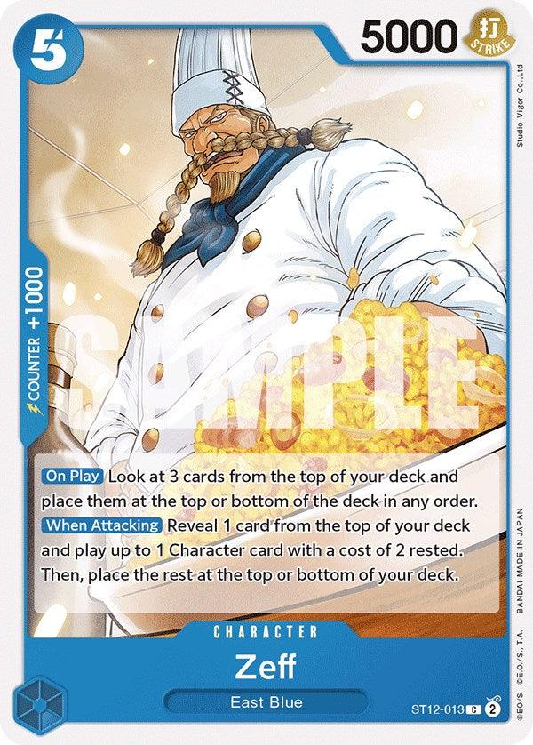 Zeff [Starter Deck: Zoro and Sanji] (ONLINE ORDER ONLY)