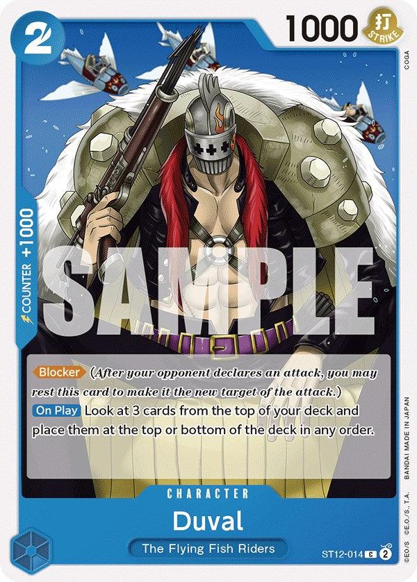 Duval [Starter Deck: Zoro and Sanji] (ONLINE ORDER ONLY)