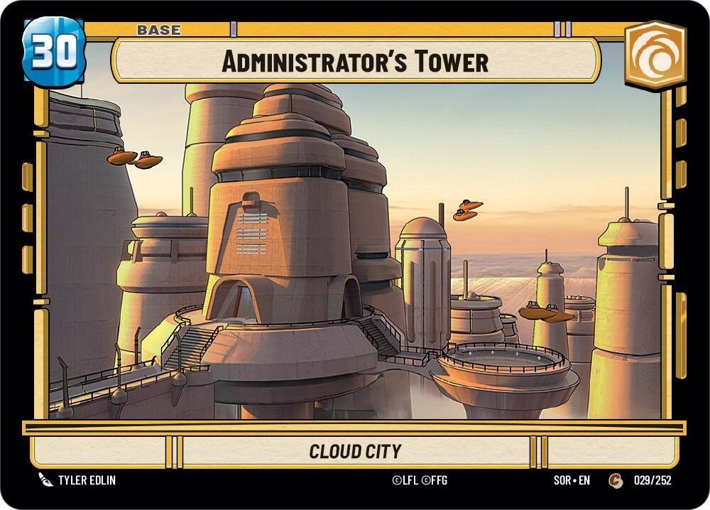 Administrator's Tower // Shield (29 // T02) [Spark of Rebellion] (ONLINE ORDER ONLY)