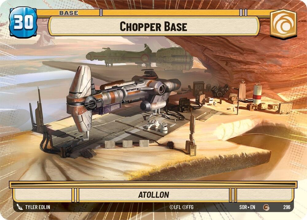 Chopper Base // Experience (Hyperspace) (296 // T03) [Spark of Rebellion] (ONLINE ORDER ONLY)