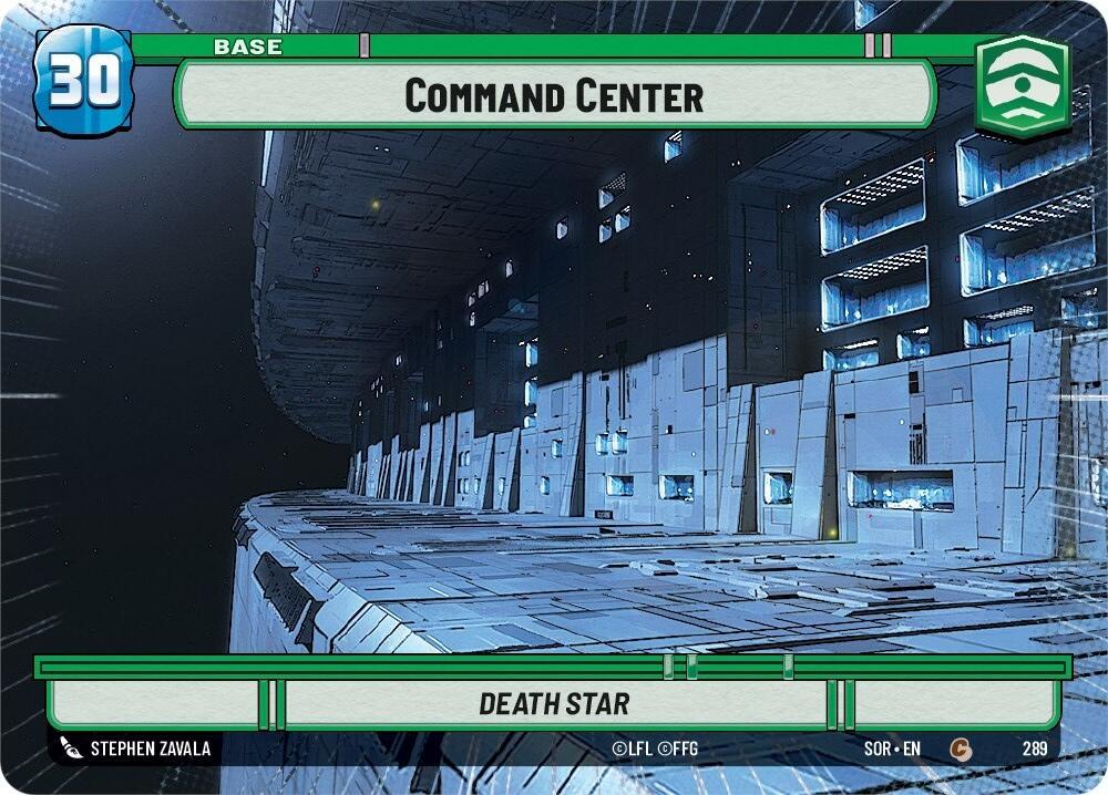 Command Center // Experience (Hyperspace) (289 // T03) [Spark of Rebellion] (ONLINE ORDER ONLY)
