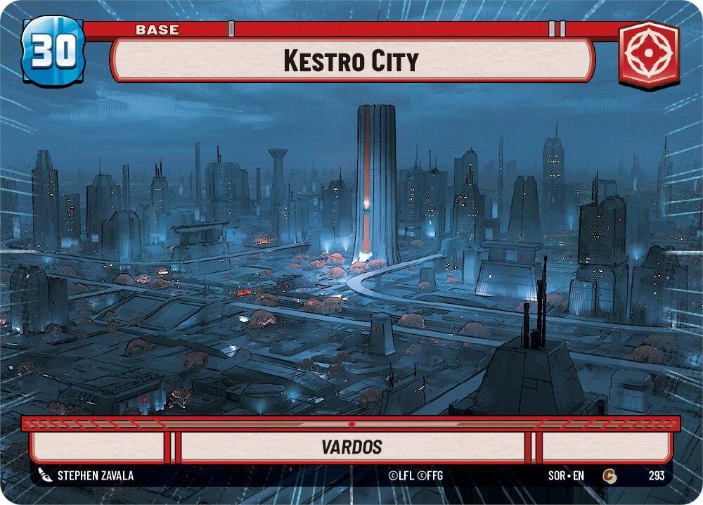 Kestro City // Shield (Hyperspace) (293 // T04) [Spark of Rebellion] (ONLINE ORDER ONLY)