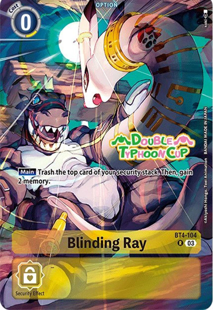 Blinding Ray [BT4-104] (Bonus Pack) [Starter Deck: Double Typhoon Advanced Deck Set Pre-Release Cards] (ONLINE ORDER ONLY)