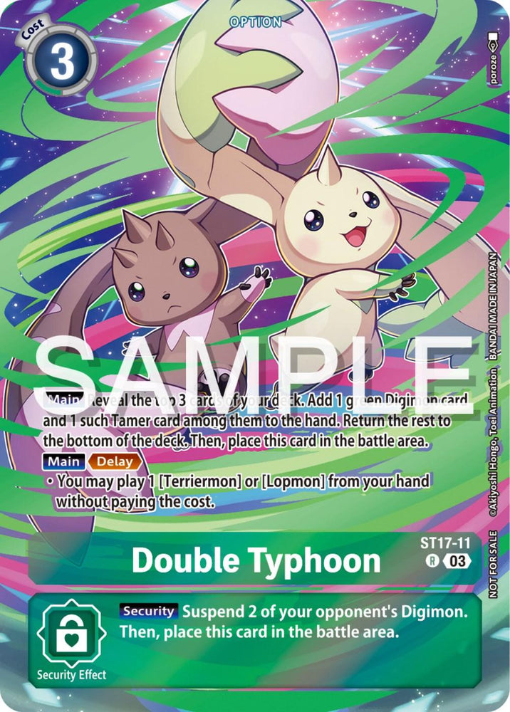 Double Typhoon [ST17-11] (Spring Break Event 2024) [Starter Deck: Double Typhoon Advanced Deck Set Promos] (ONLINE ORDER ONLY)