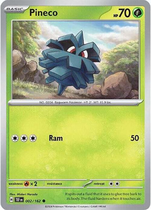 Pineco (002/162) [Scarlet & Violet: Temporal Forces] (Online Only)