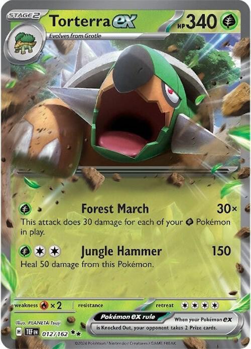 Torterra ex (012/162) [Scarlet & Violet: Temporal Forces] (Online Only)