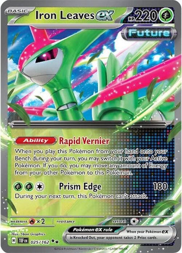 Iron Leaves ex (025/162) [Scarlet & Violet: Temporal Forces] (Online Only)