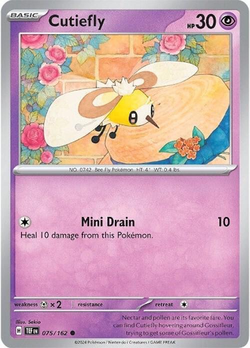 Cutiefly (075/162) [Scarlet & Violet: Temporal Forces] (Online Only)
