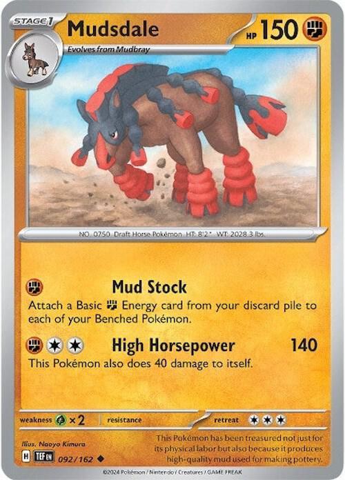Mudsdale (092/162) [Scarlet & Violet: Temporal Forces] (Online Only)