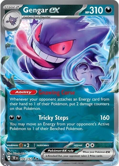 Gengar ex (104/162) [Scarlet & Violet: Temporal Forces] (Online Only)