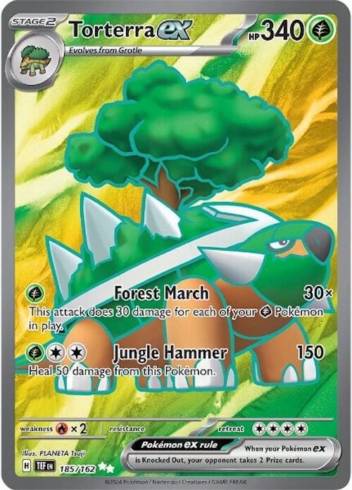 Torterra ex (185/162) [Scarlet & Violet: Temporal Forces] (Online Only)