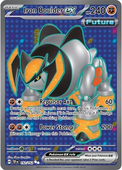 Iron Boulder ex (192/162) [Scarlet & Violet: Temporal Forces] (Online Only)