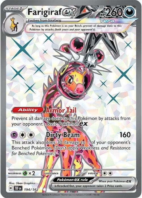 Farigiraf ex (194/162) [Scarlet & Violet: Temporal Forces] (Online Only)