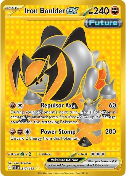 Iron Boulder ex (217/162) [Scarlet & Violet: Temporal Forces] (Online Only)