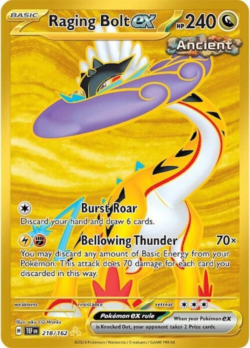 Raging Bolt ex (218/162) [Scarlet & Violet: Temporal Forces] (Online Only)