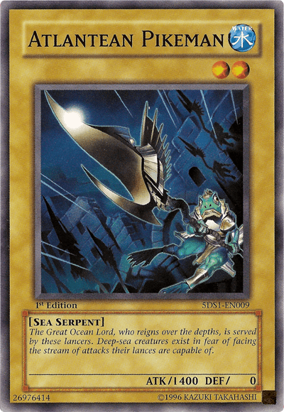 Atlantean Pikeman [5DS1-EN009] Common (ONLINE ORDER ONLY)