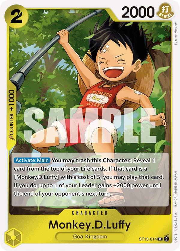 Monkey.D.Luffy [Ultra Deck: The Three Brothers] (ONLINE ORDER ONLY)