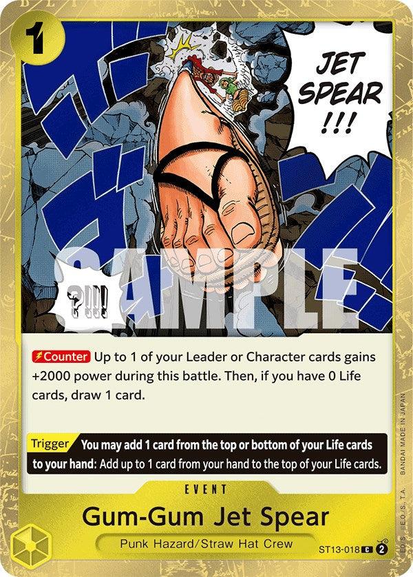 Gum-Gum Jet Spear [Ultra Deck: The Three Brothers] (ONLINE ORDER ONLY)