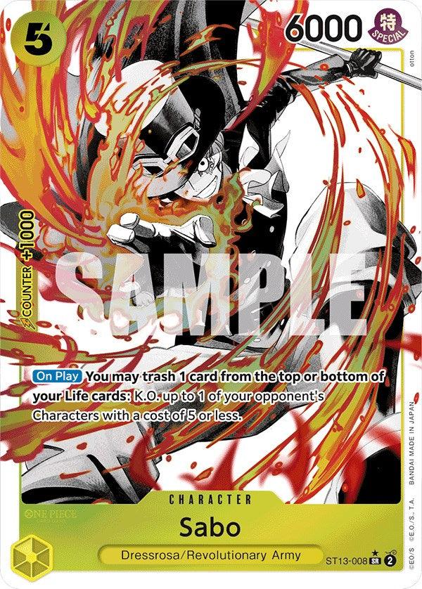 Sabo (Parallel) [Ultra Deck: The Three Brothers] (ONLINE ORDER ONLY)