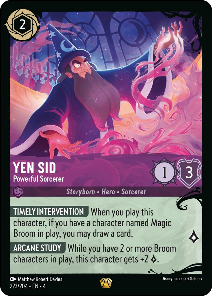 Yen Sid - Powerful Sorcerer (223/204) (223/204) [Ursula's Return] (ONLINE ORDER ONLY)