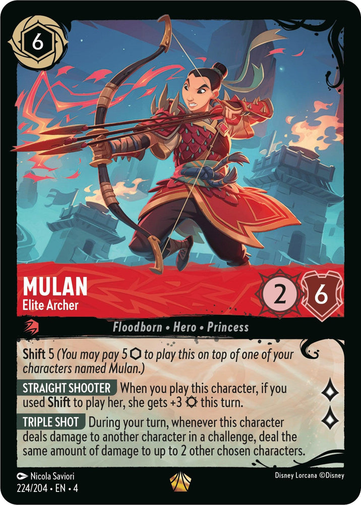 Mulan - Elite Archer (224/204) (244/204) [Ursula's Return] (ONLINE ORDER ONLY)