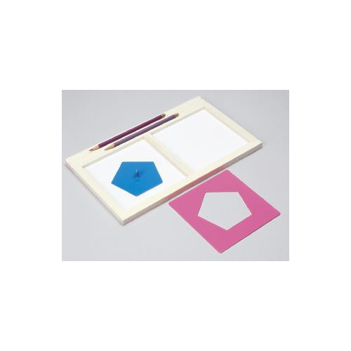 Tray: Metal Inset Wooden Tracing (Premium Quality) (ONLINE ORDER ONLY)