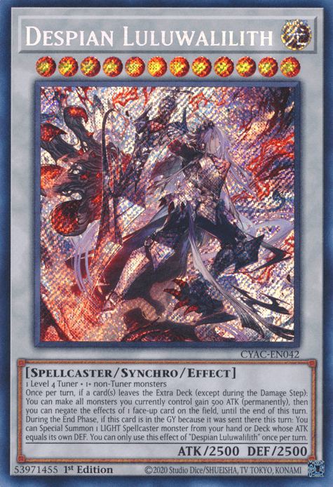Despian Luluwalilith [CYAC-EN042] Secret Rare (ONLINE ORDER ONLY)