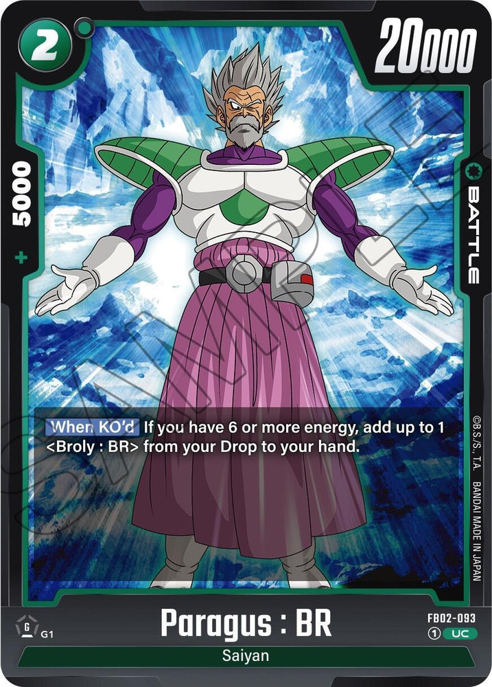 Paragus : BR [Blazing Aura] (ONLINE ORDER ONLY)