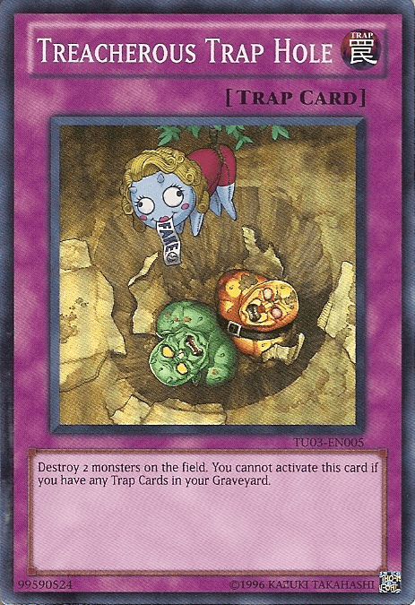 Treacherous Trap Hole [TU03-EN005] Super Rare (ONLINE ORDER ONLY)