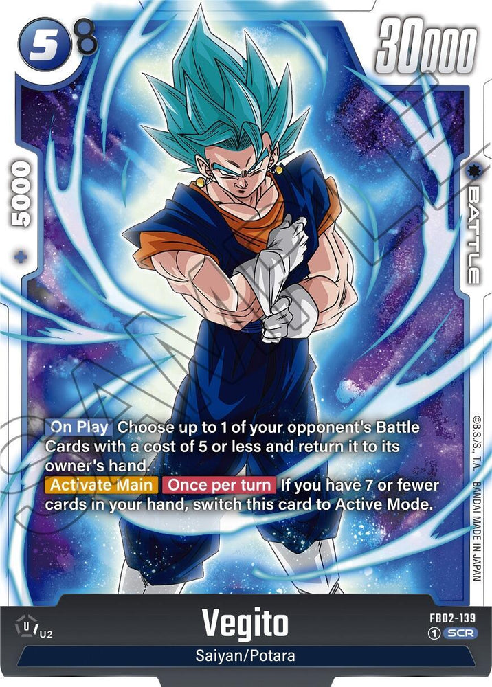 Vegito (FB02-139) [Blazing Aura] (ONLINE ORDER ONLY)