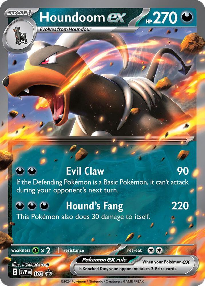 Houndoom ex (103) [Scarlet & Violet: Black Star Promos] (Online Only)