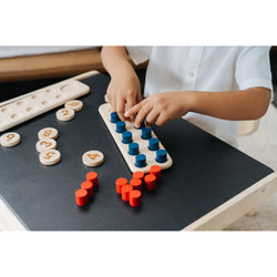 Wooden Ten Frame - Units and Numbers (ONLINE ORDER ONLY)