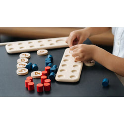 Wooden Ten Frame - Units and Numbers (ONLINE ORDER ONLY)