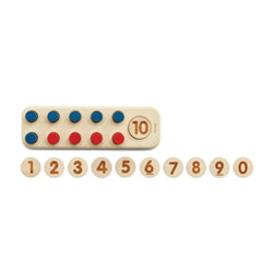 Wooden Ten Frame - Units and Numbers (ONLINE ORDER ONLY)