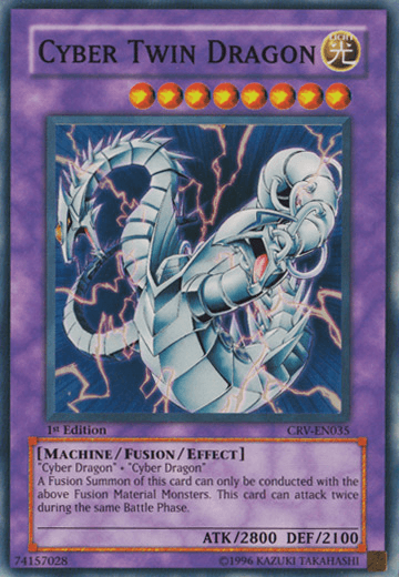 Cyber Twin Dragon [CRV-EN035] Super Rare (ONLINE ORDER ONLY)