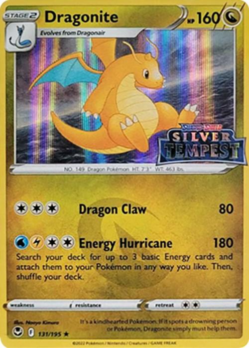 Dragonite (131/195) (Silver Tempest Stamped) [Sword & Shield: Silver Tempest] (Online Only)