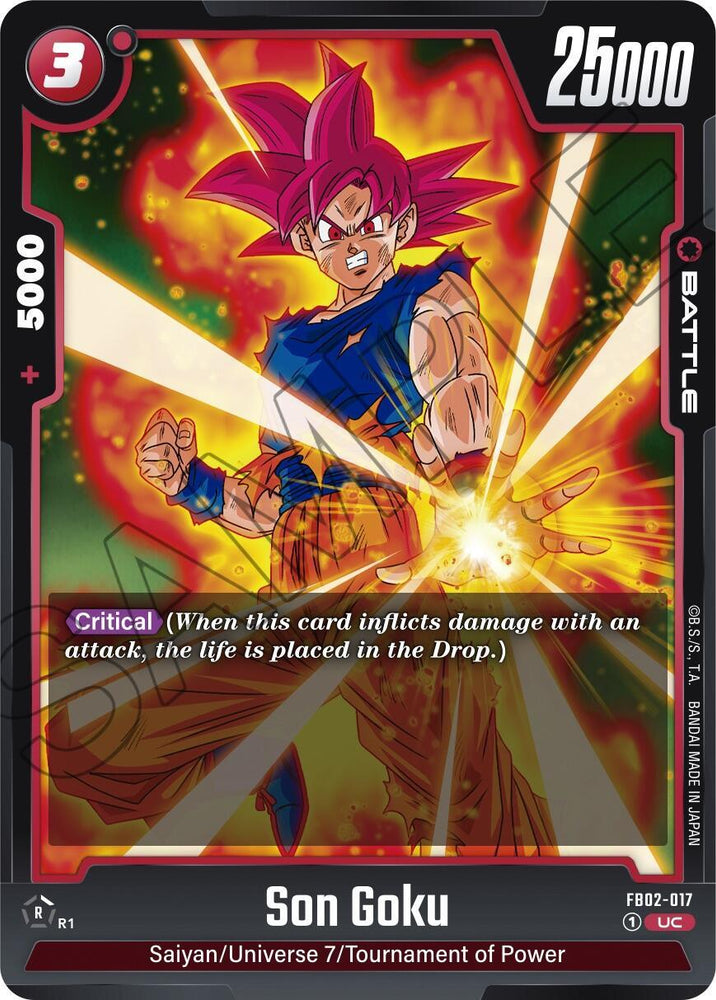 Son Goku (FB02-017) [Blazing Aura] (ONLINE ORDER ONLY)