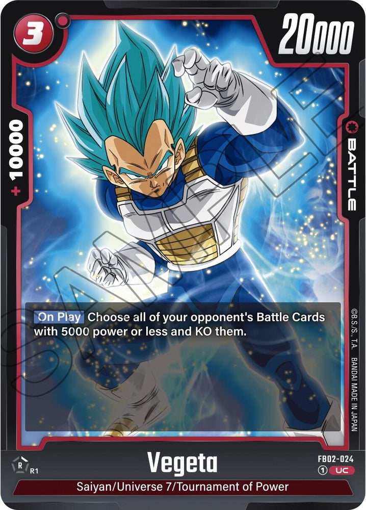 Vegeta (FB02-024) [Blazing Aura] (ONLINE ORDER ONLY)
