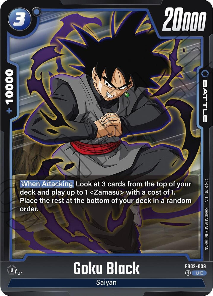 Goku Black (FB02-039) [Blazing Aura] (ONLINE ORDER ONLY)