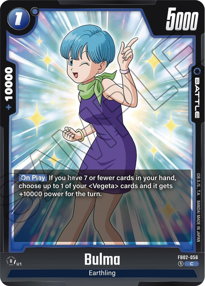 Bulma (FB02-056) [Blazing Aura] (ONLINE ORDER ONLY)