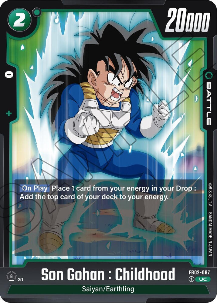Son Gohan : Childhood (FB02-087) [Blazing Aura] (ONLINE ORDER ONLY)