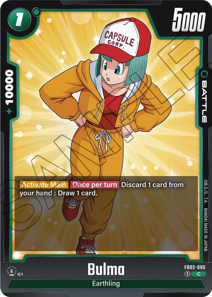 Bulma (FB02-095) [Blazing Aura] (ONLINE ORDER ONLY)