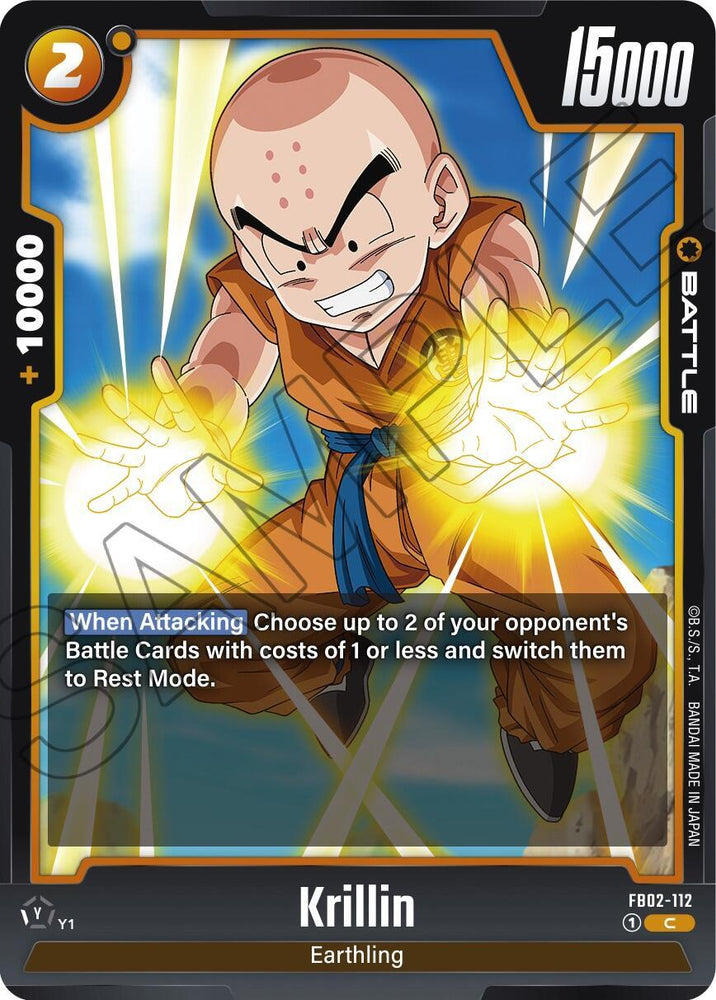 Krillin (FB02-112) [Blazing Aura] (ONLINE ORDER ONLY)