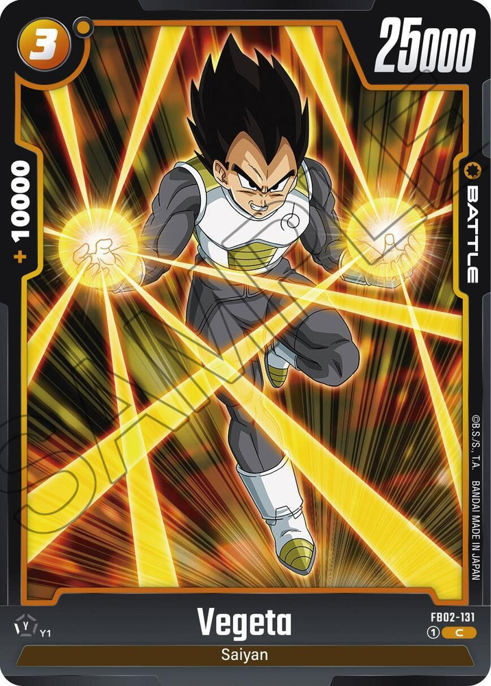 Vegeta (FB02-131) [Blazing Aura] (ONLINE ORDER ONLY)