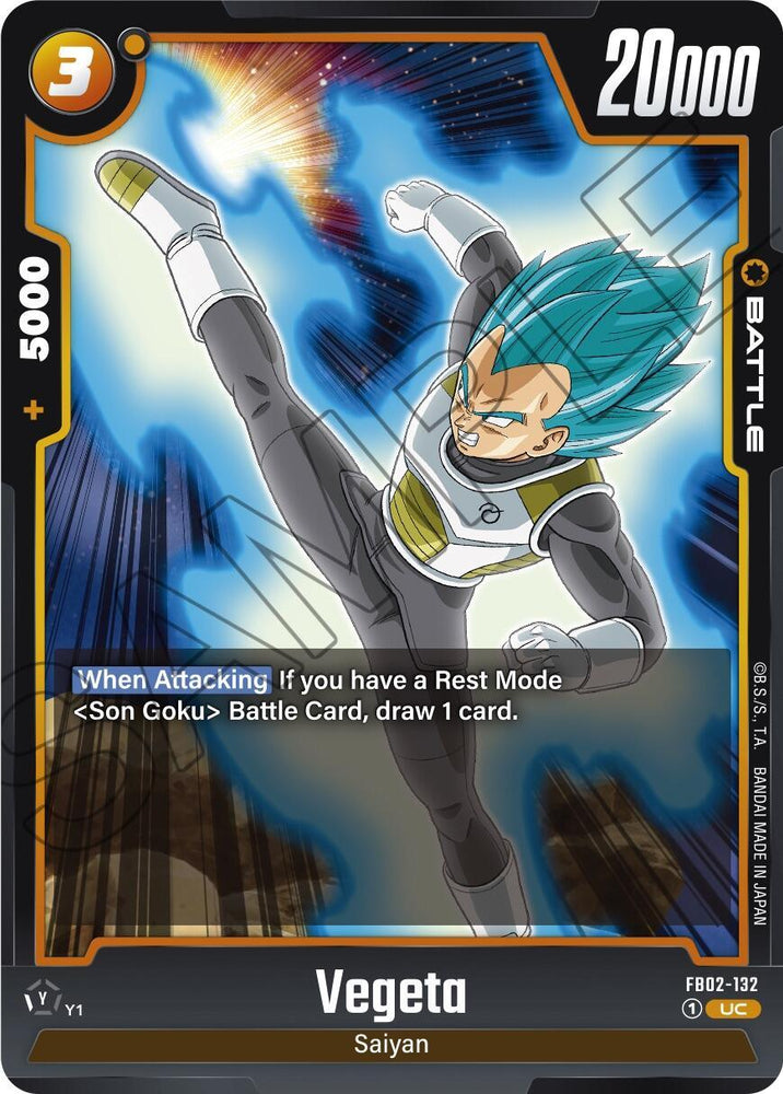 Vegeta (FB02-132) [Blazing Aura] (ONLINE ORDER ONLY)