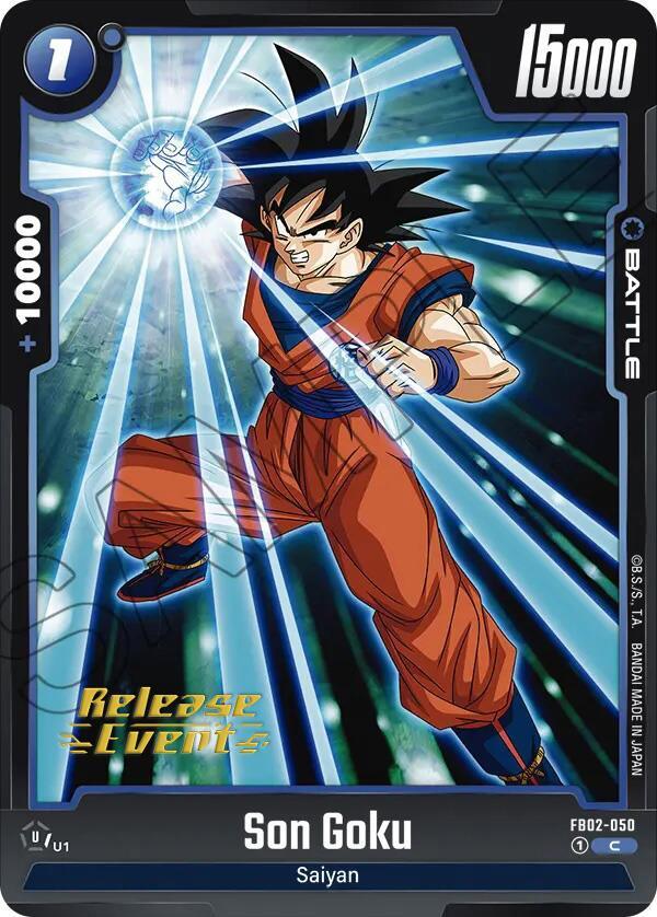 Son Goku (FB02-050) [Blazing Aura Pre-Release Cards] (ONLINE ORDER ONLY)