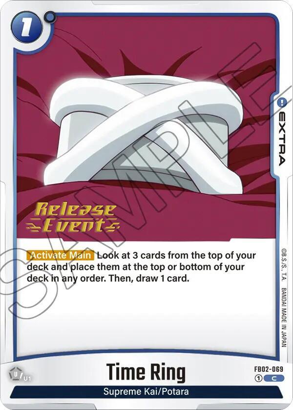 Time Ring [Blazing Aura Pre-Release Cards] (ONLINE ORDER ONLY)
