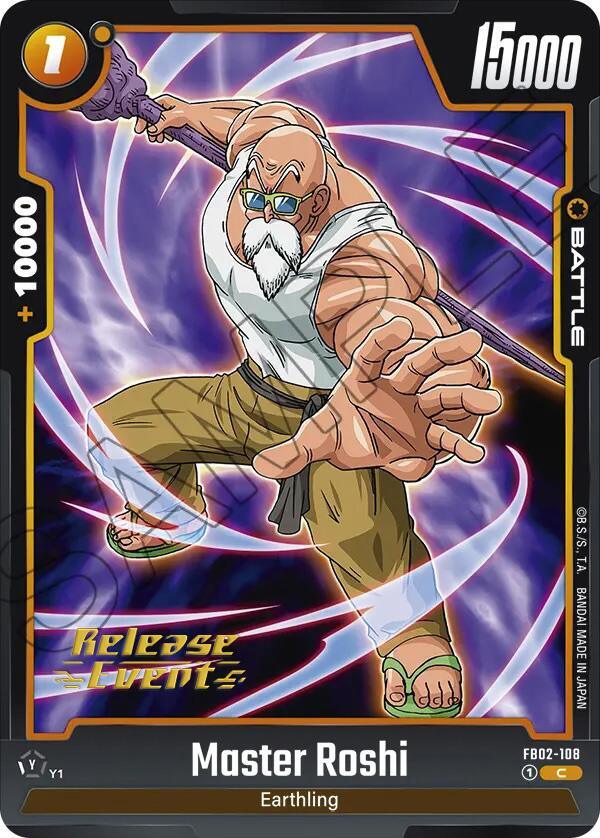 Master Roshi (FB02-108) [Blazing Aura Pre-Release Cards] (ONLINE ORDER ONLY)