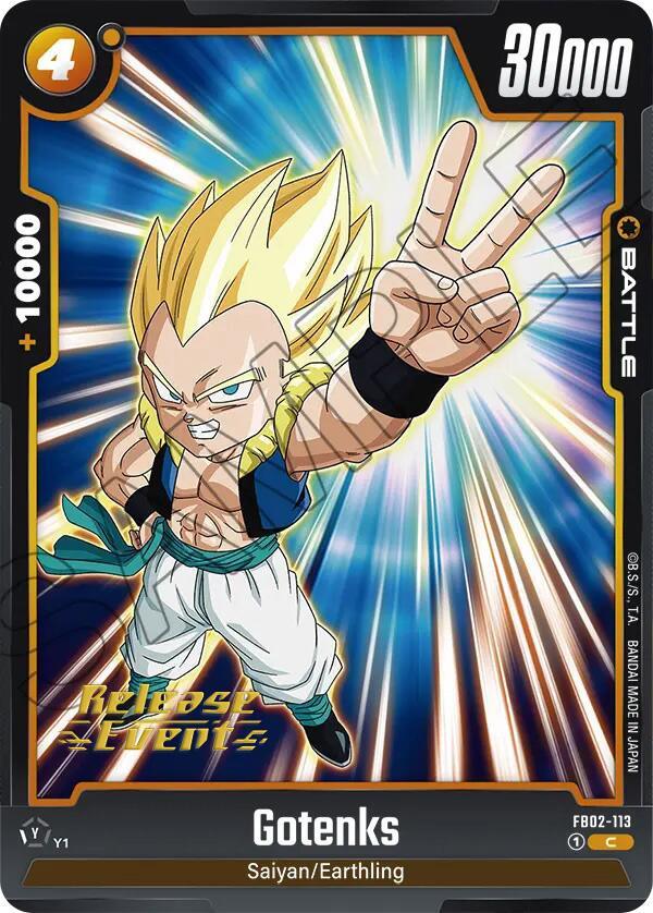 Gotenks (FB02-113) [Blazing Aura Pre-Release Cards] (ONLINE ORDER ONLY)